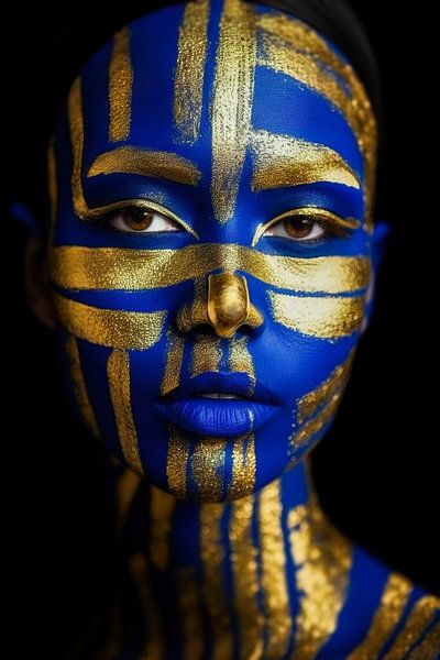 L'élégance enchantée : Gold and Blue par Joachim Neumann