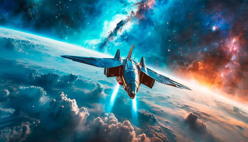 Vaisseaux spatiaux dans l'univers par Mustafa Kurnaz