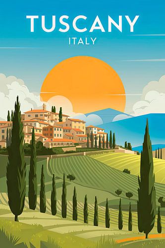 Toskana, Italien.
