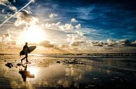 Surfers Reflection Texel von Prachtt Miniaturansicht