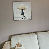 Klantfoto: Golden Drift van Mirjam Duizendstra, als ArtFrame