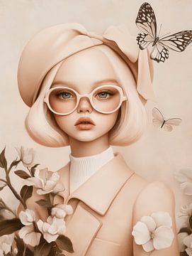 Butterfly girl van Carla Van Iersel