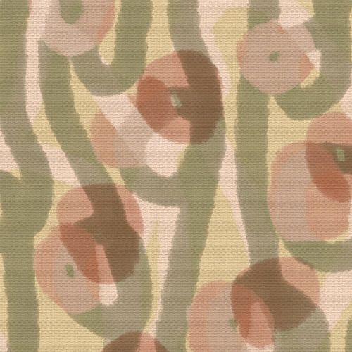 Abstracte lijnen in Japanse stijl in natuurlijke tinten