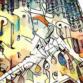 Kandinsky trifft Barcelona, Motiv 11 von zam art