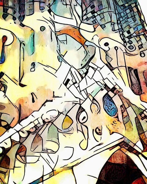 Kandinsky trifft Barcelona, Motiv 11 von zam art