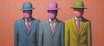 Dali, Magrittte und Miro Stil von ARTEO Gemälde