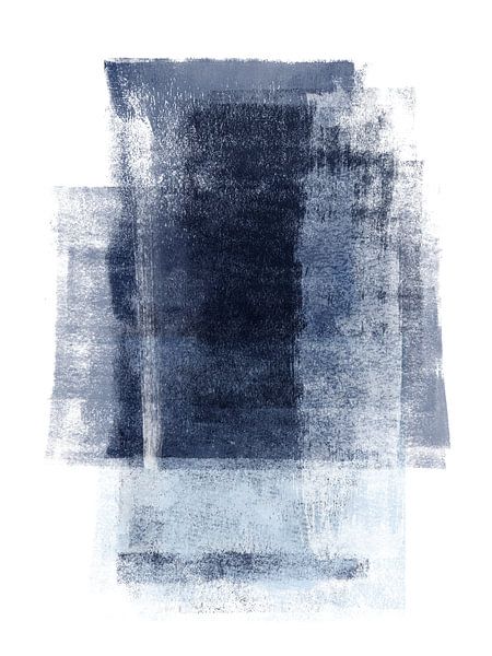 Juste bleu et blanc 2 par Menega Sabidussi