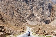 Solo cyclist on the Pamir Highway by Jeroen Kleiberg thumbnail