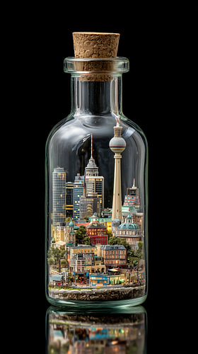 Berlijn in glazen fles