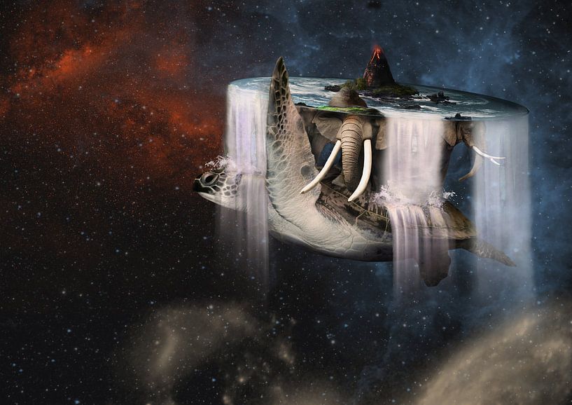 A'garden journey through the universe (discworld IV) by Dray van Beeck