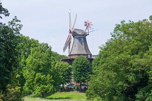Herdentorswallmühle in den Bremer Wallanlagen