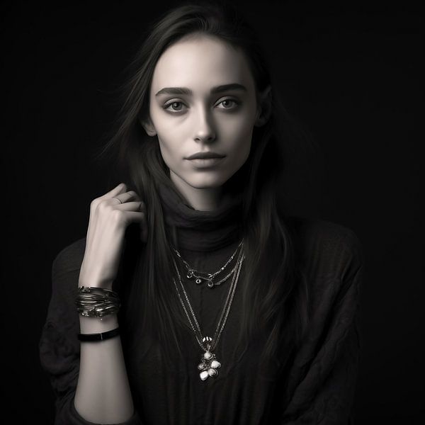 Portrait par fernlichtsicht