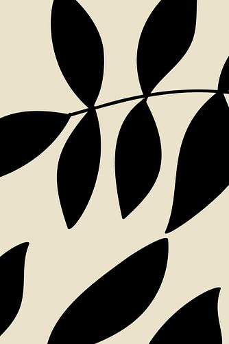 Basic Botanical Black Leaves nr. 2