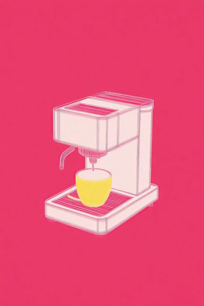Conception d'une affiche pour un barista par Franka Poulain