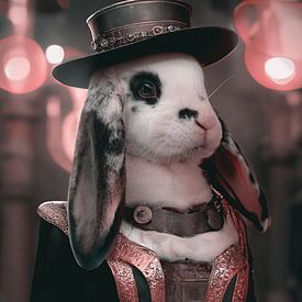 Steampunk rabbit by Elianne van Turennout