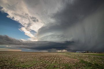 Die kaiserliche Superzelle (Nebraska) (Foto 1) von Donny Kardienaal