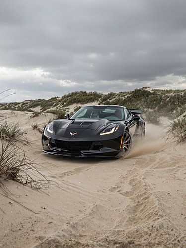 Chevrolet Corvette: Beest in het zand