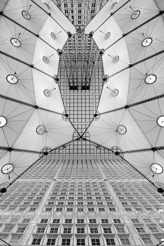 Schwarz und Weiß Abstrakte Architektur