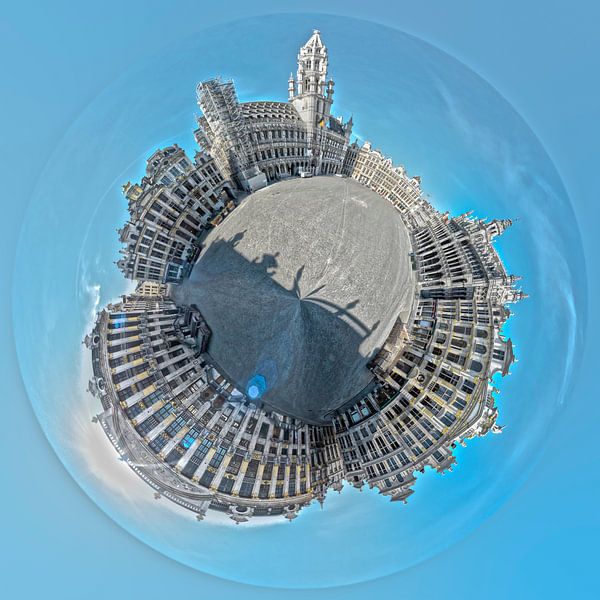 Mini Planète 360 - Grand Place de Bruxelles par Paul Marnef