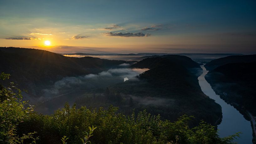 The very famous Saarschleife by Guenter Purin
