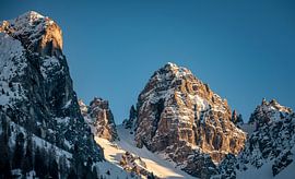 Berggipfel Schneiderspitze @ Axamer Lizum Österreich von Martijn van Dellen