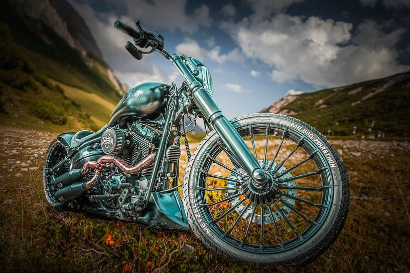 Harley Davidson dans les Dolomites par Freddy Hoevers