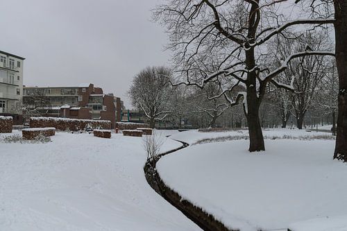 Schandeleerboord in de winter