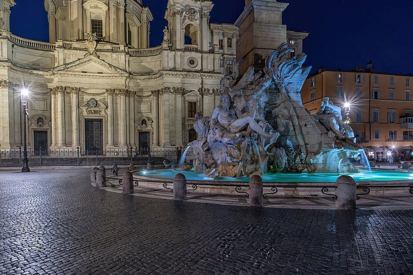 Piazza Navona la nuit par Dennis Donders