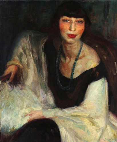 Adriano Sousa Lopes_ortret van Madame Souza Lopes