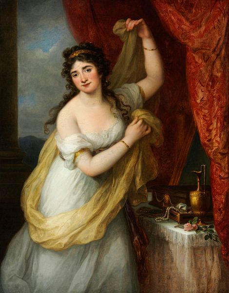 Portrait of a Women at Her Toilet, Angelika Kauffmann by Masterful Masters