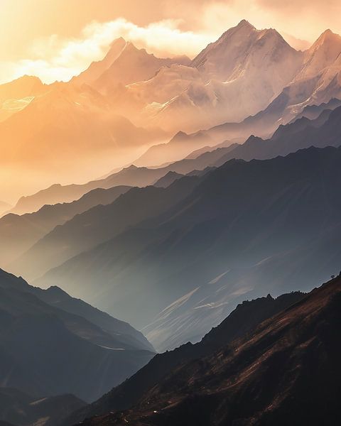 Fantastic mountain world by fernlichtsicht