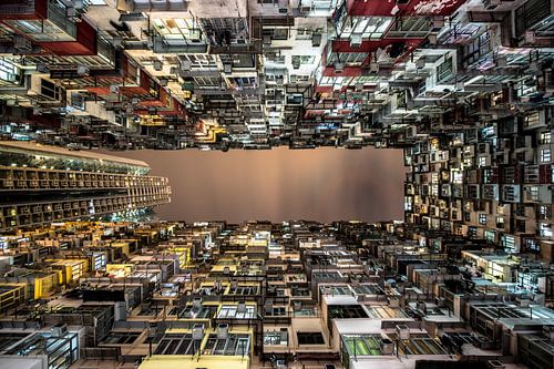 Städtischer Dschungel von Hongkong