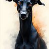 Galgo - La force du silence sur Betty Maria Digital Art