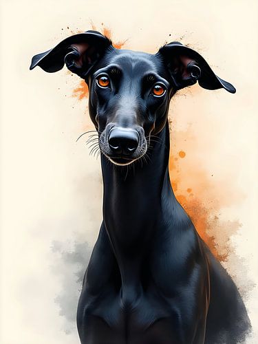 Galgo - La force du silence sur Betty Maria Digital Art