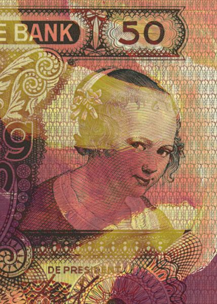 Moderne Kunst Austernfresser von Nop Briex