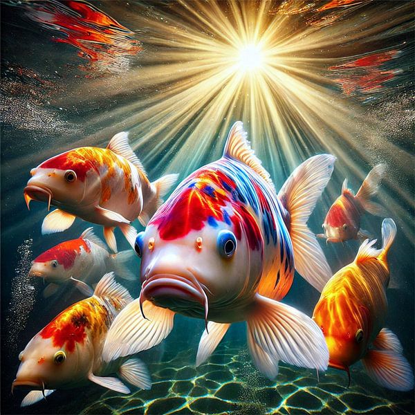 Group of Koi von Eric Nagel