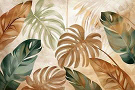 Monsterabladeren van Poster Art Shop