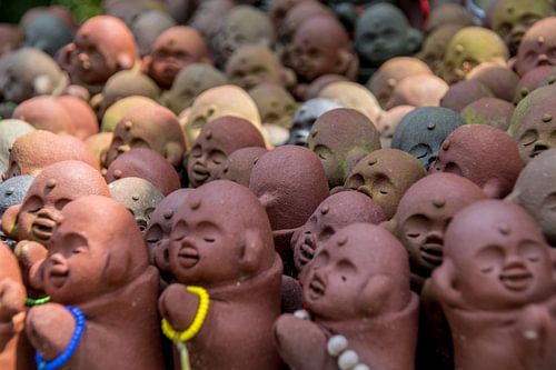 Buddha statues at temple Japan