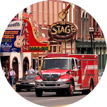 Amerikaanse brandweerauto in Nashville van Arno Wolsink