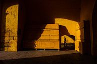 Cartagena Straßenfotografie | schwarz gelb von Ellis Peeters Miniaturansicht
