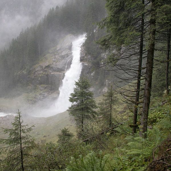 Krimmler waterfall in Salzburgerland, Austria by Dries van Assen
