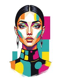 Bold Geometric Pop Fashion by rozan arkaannuyaafi
