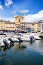 zicht op de kerk Saint Jean-Baptiste in Bastia van Youri Mahieu thumbnail