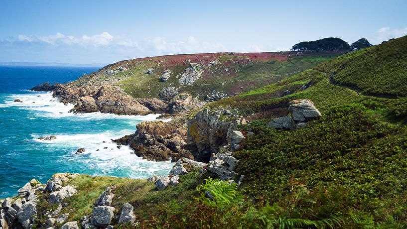 Kustlandschap bij Point Milliere | Bretagne van Flatfield