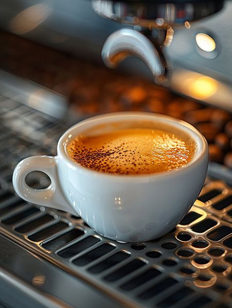 eine Tasse Kaffee oder Cappuccino trinken von Egon Zitter
