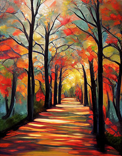 Waldweg von Bert Nijholt