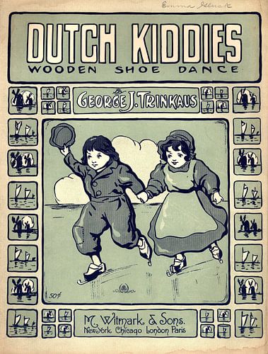 Lied über niederländische Kinder 1909 von Atelier Liesjes