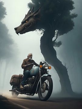 Großvaters Motorradfahrt durch den Märchenwald