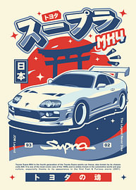Toyota Supra MK4 van Kaminarirace