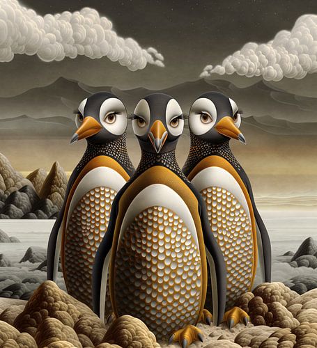 Lady Penguins by Jacky